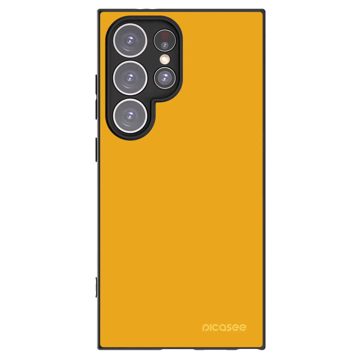 Picasee Μαύρη θήκη σιλικόνης για Samsung Galaxy S24 Ultra S928B 5G - Sun
