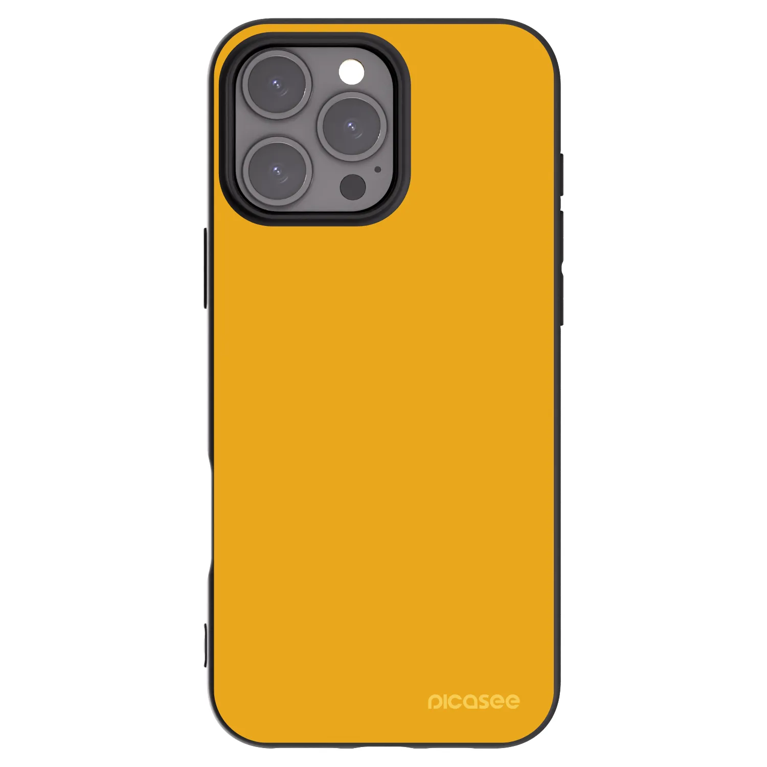Picasee Μαύρη θήκη σιλικόνης για Apple iPhone 16 Pro Max - Sun