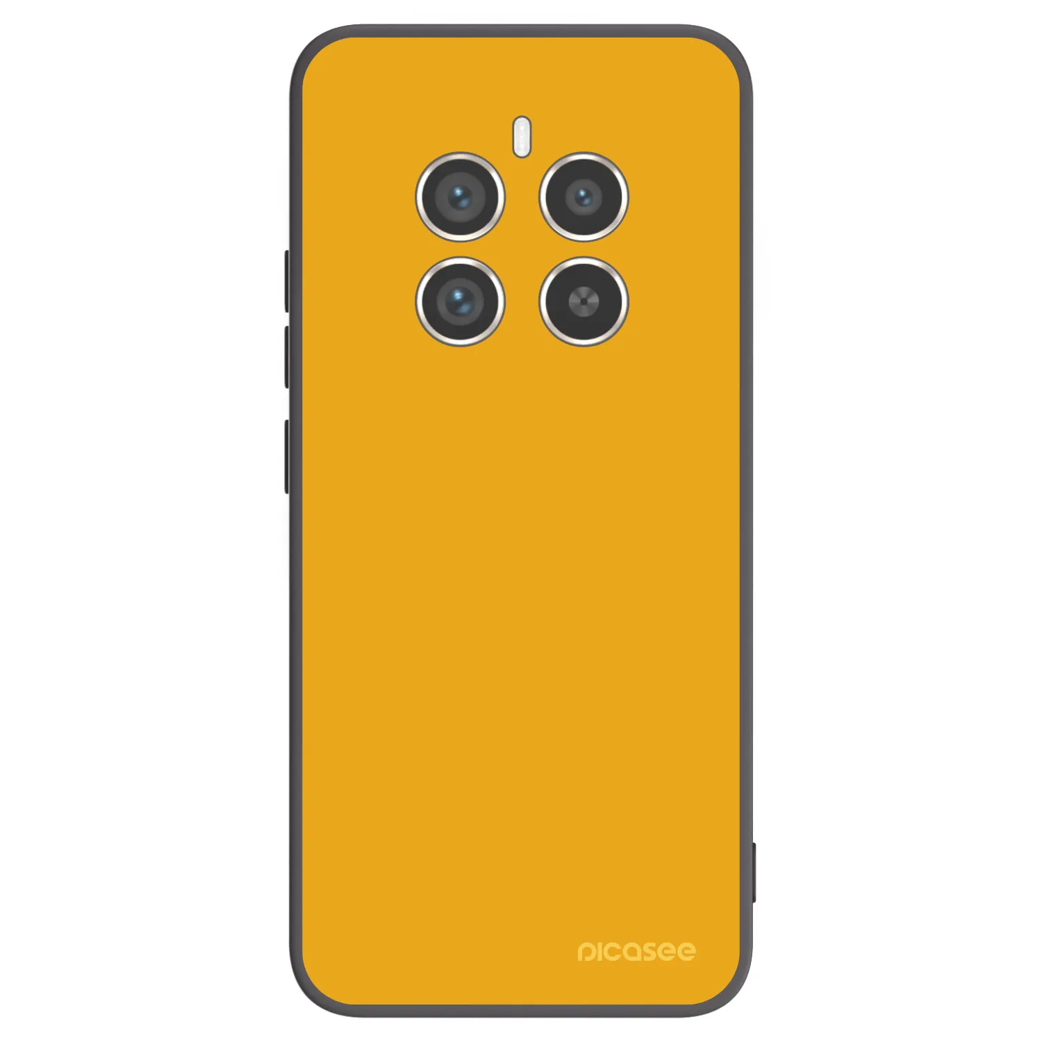 Picasee Μαύρη θήκη σιλικόνης για Realme 12 Pro 5G - Sun