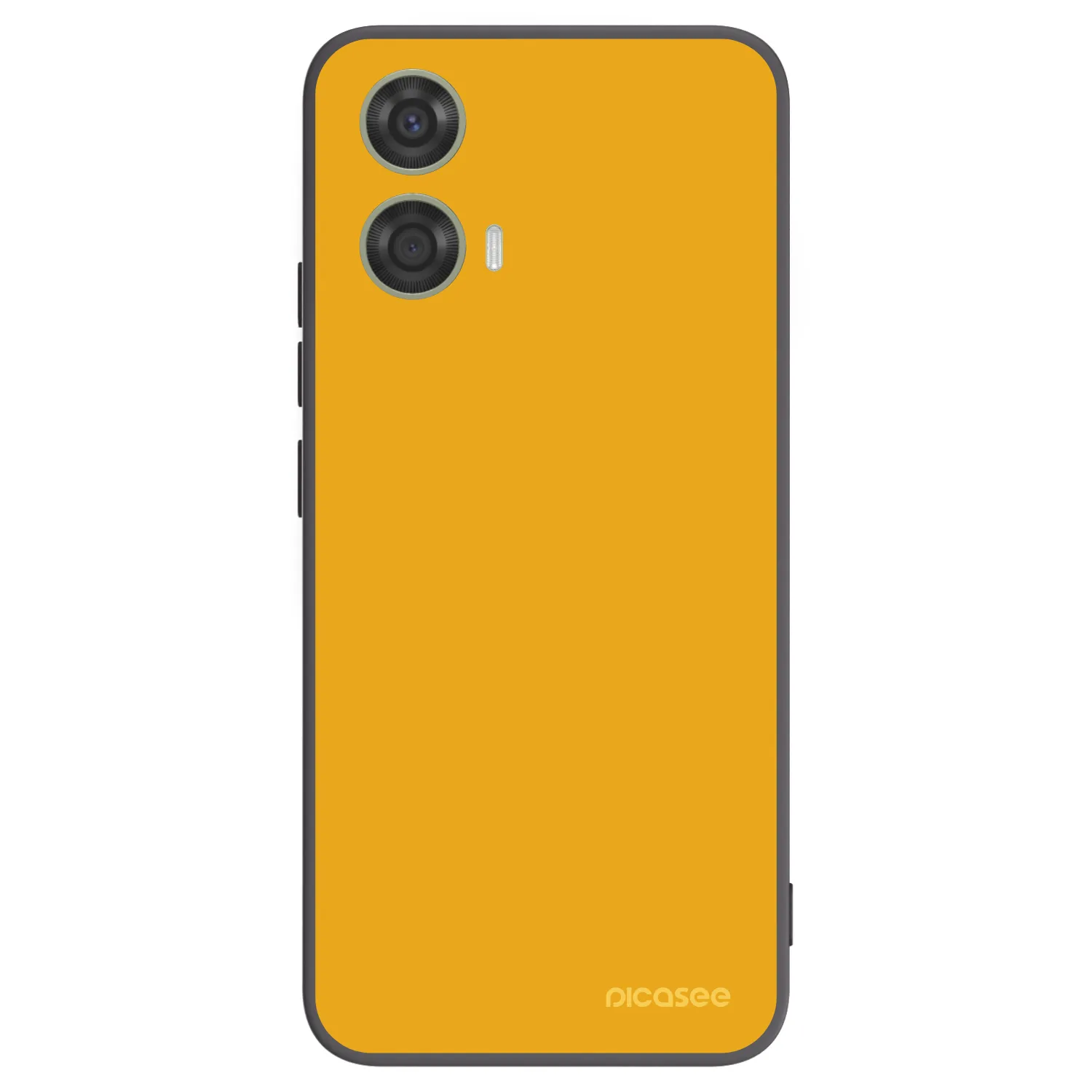 Picasee Μαύρη θήκη σιλικόνης για Motorola Moto G24 - Sun