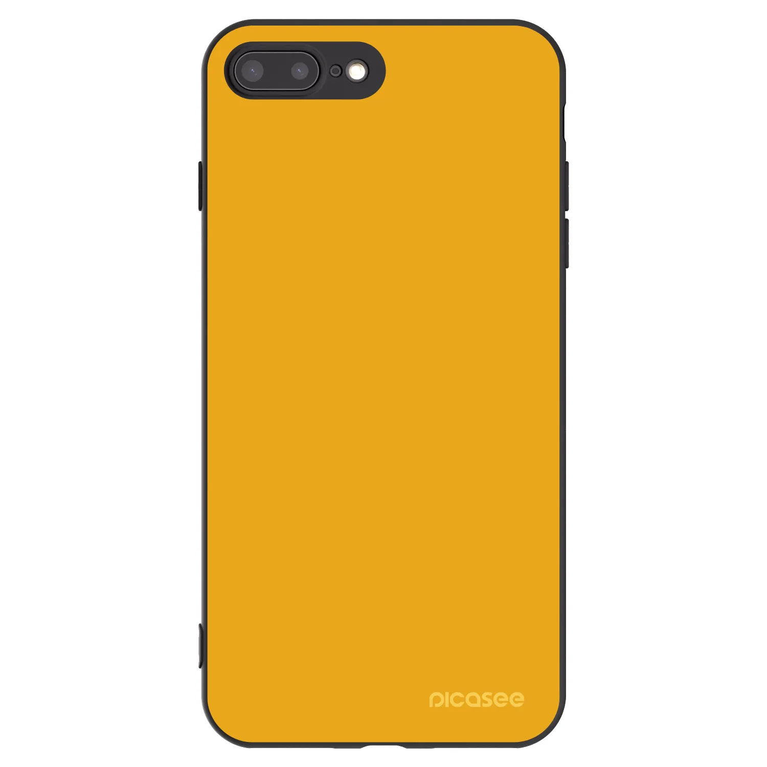 Picasee Μαύρη θήκη σιλικόνης για Apple iPhone 8 Plus - Sun