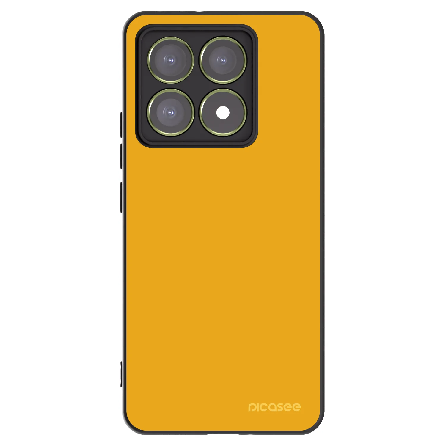 Picasee Μαύρη θήκη σιλικόνης για Xiaomi 14T - Sun