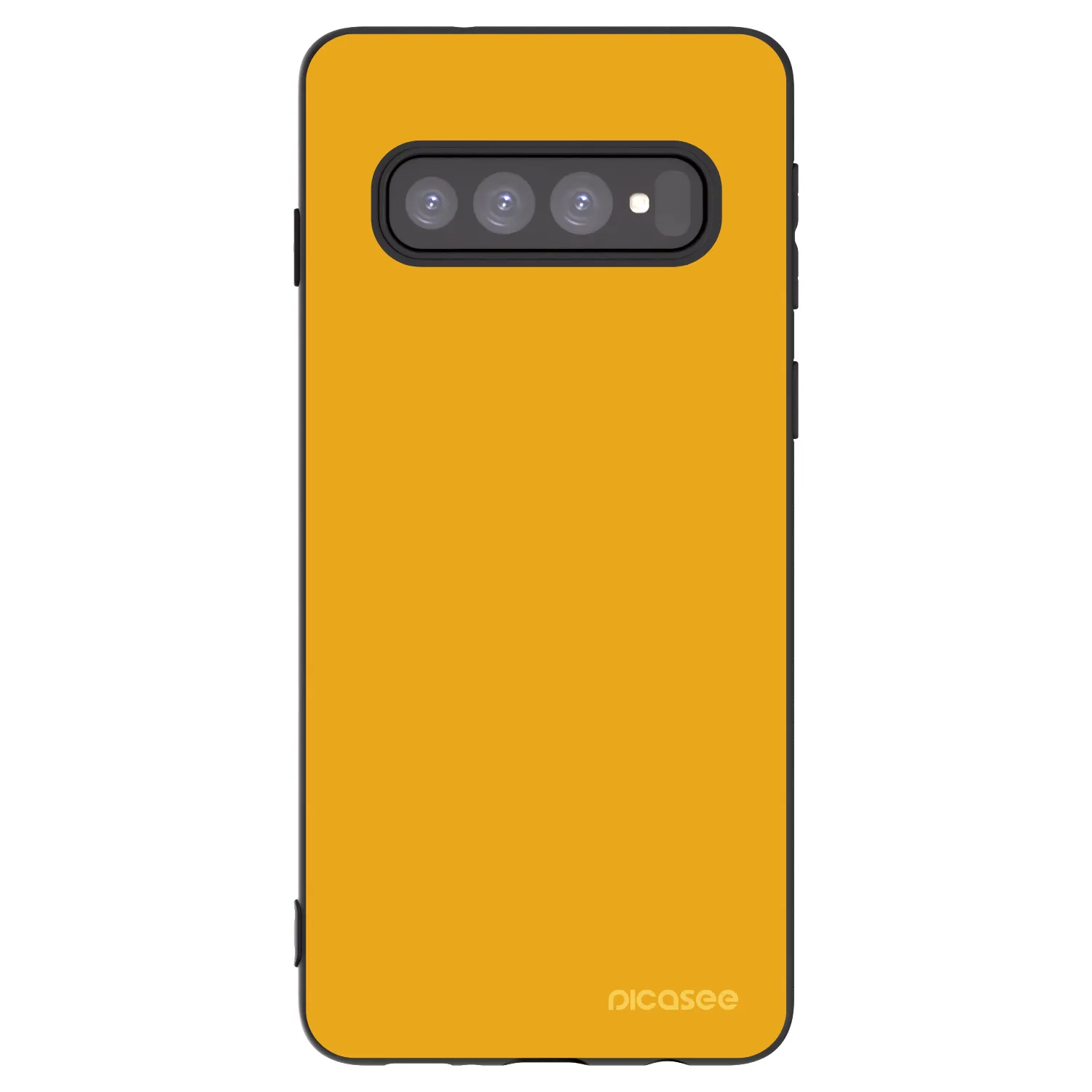 Picasee Μαύρη θήκη σιλικόνης για Samsung Galaxy S10 G973 - Sun
