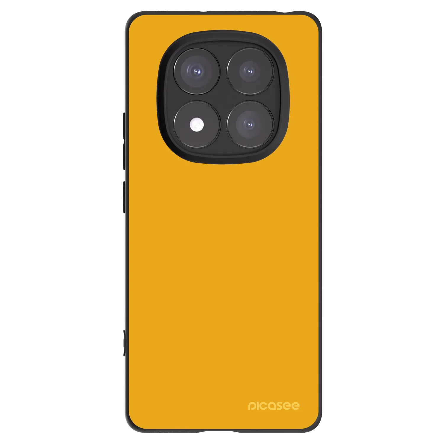 Picasee Μαύρη θήκη σιλικόνης για Xiaomi Redmi Note 14 Pro+ 5G - Sun