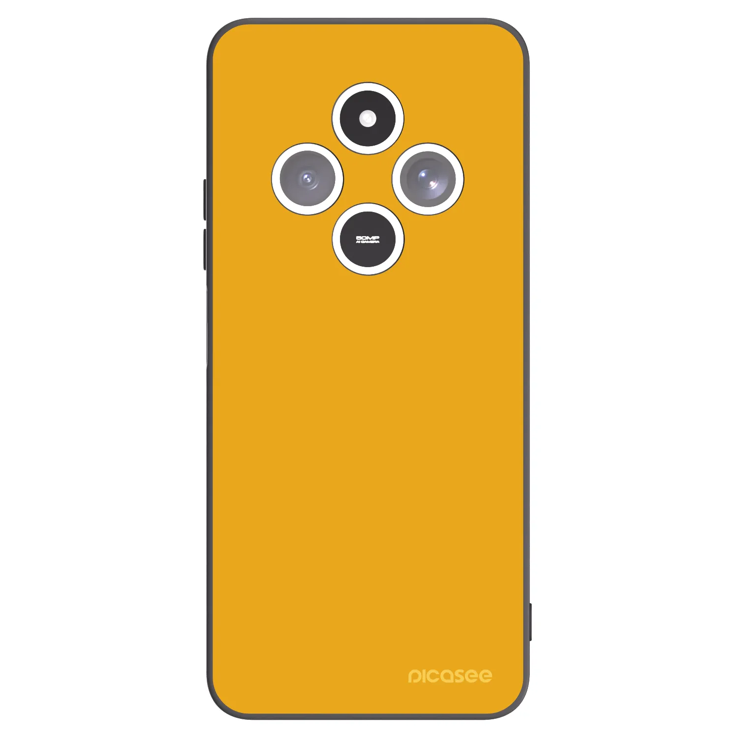 Picasee Μαύρη θήκη σιλικόνης για Xiaomi Redmi 14C - Sun