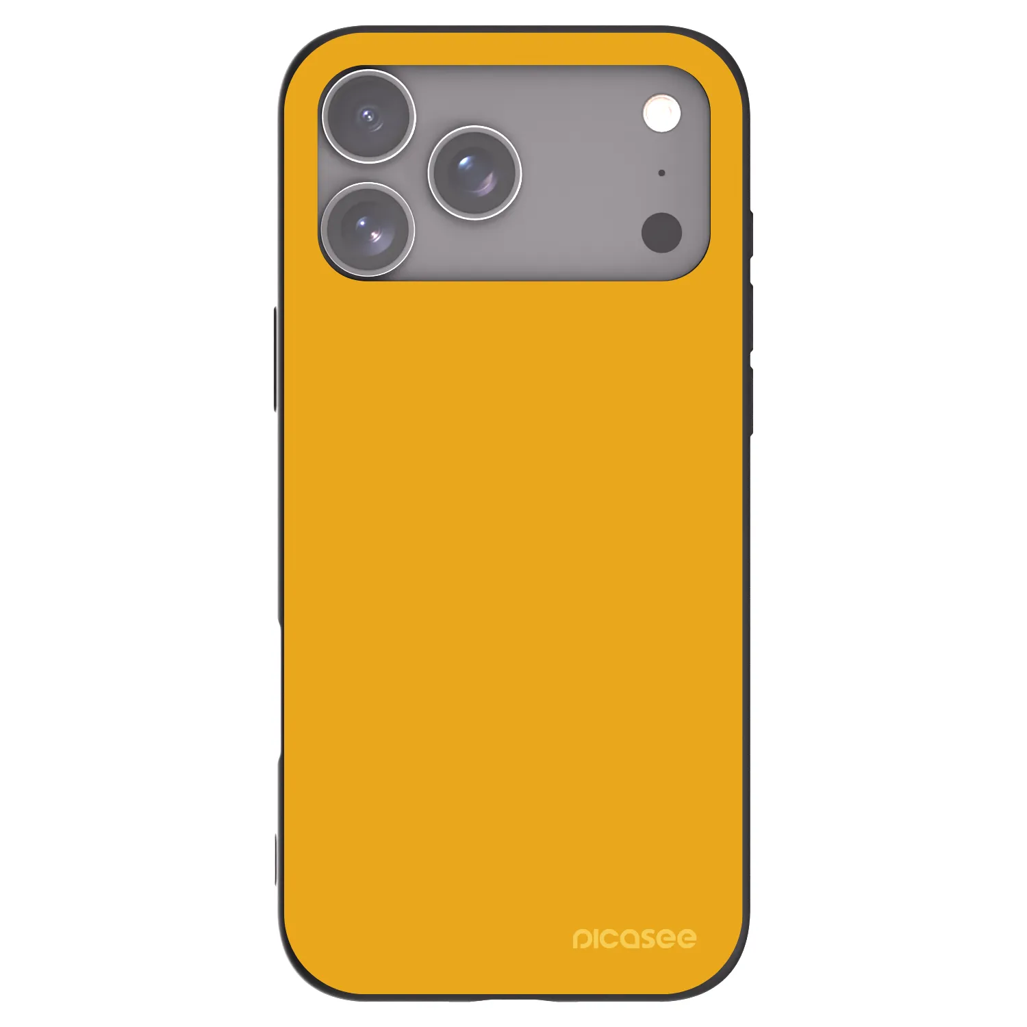 Picasee Μαύρη θήκη σιλικόνης για Apple iPhone 17 Pro Max - Sun