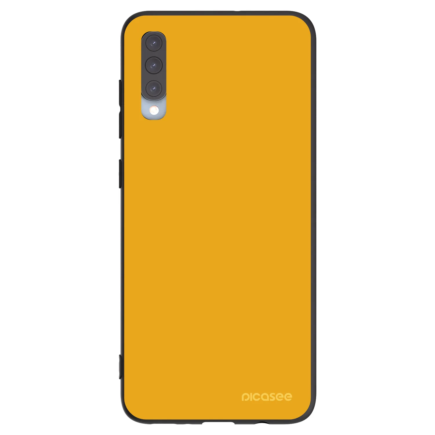 Picasee Μαύρη θήκη σιλικόνης για Samsung Galaxy A70 A705F - Sun