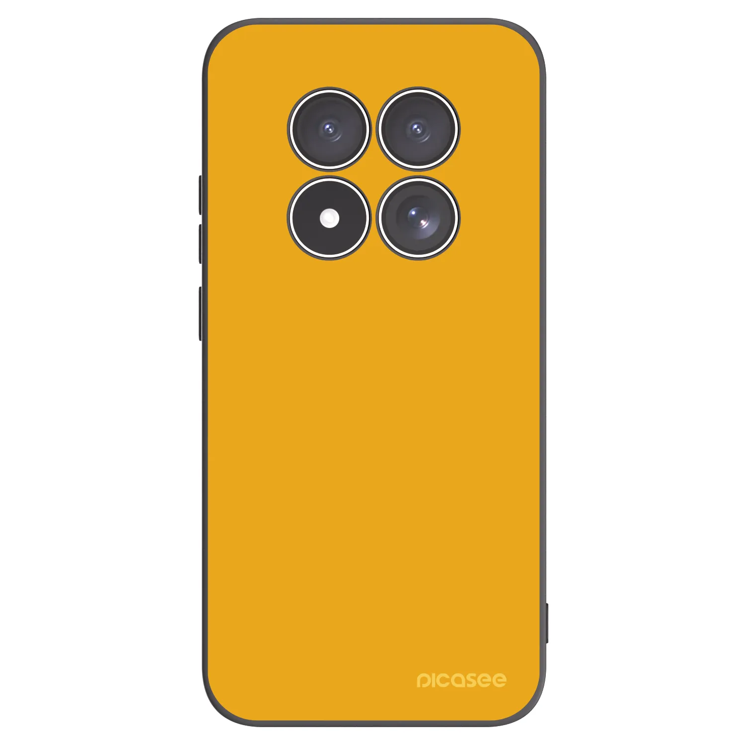 Picasee Μαύρη θήκη σιλικόνης για Xiaomi Redmi Note 15 Pro 4G - Sun