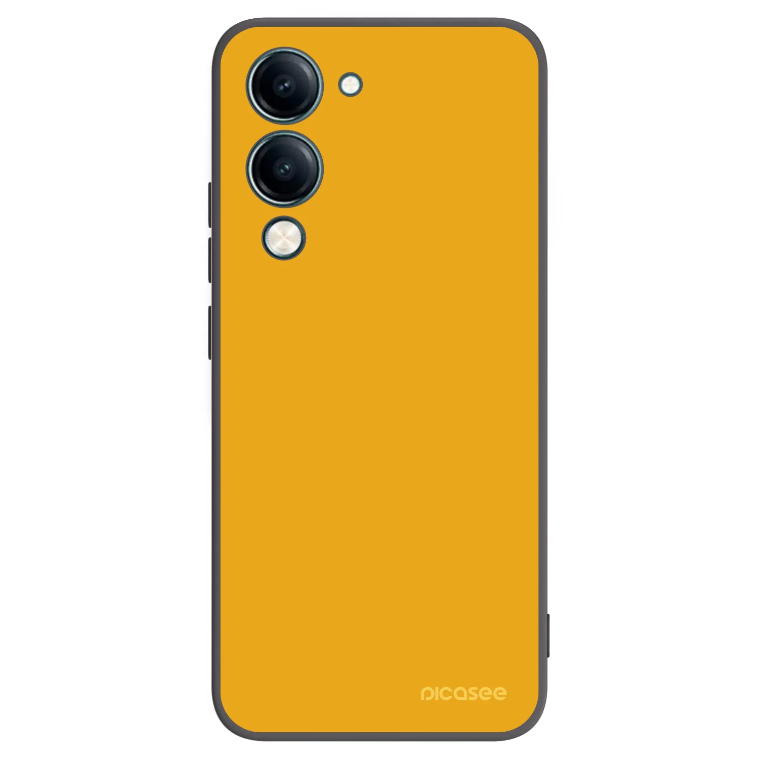 Picasee Μαύρη θήκη σιλικόνης για Vivo Y29s 5G - Sun