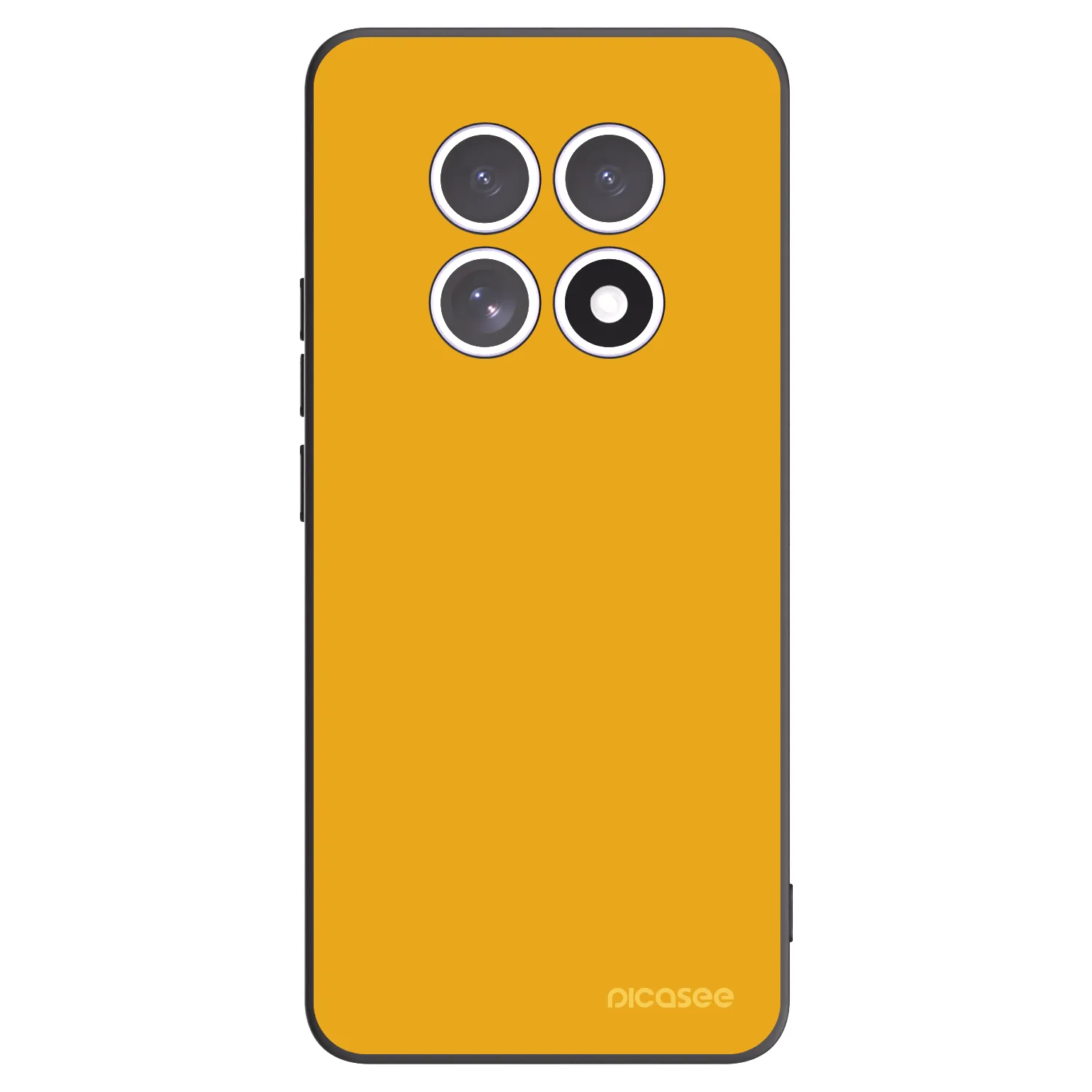 Picasee Μαύρη θήκη σιλικόνης για Xiaomi Redmi Note 15 - Sun
