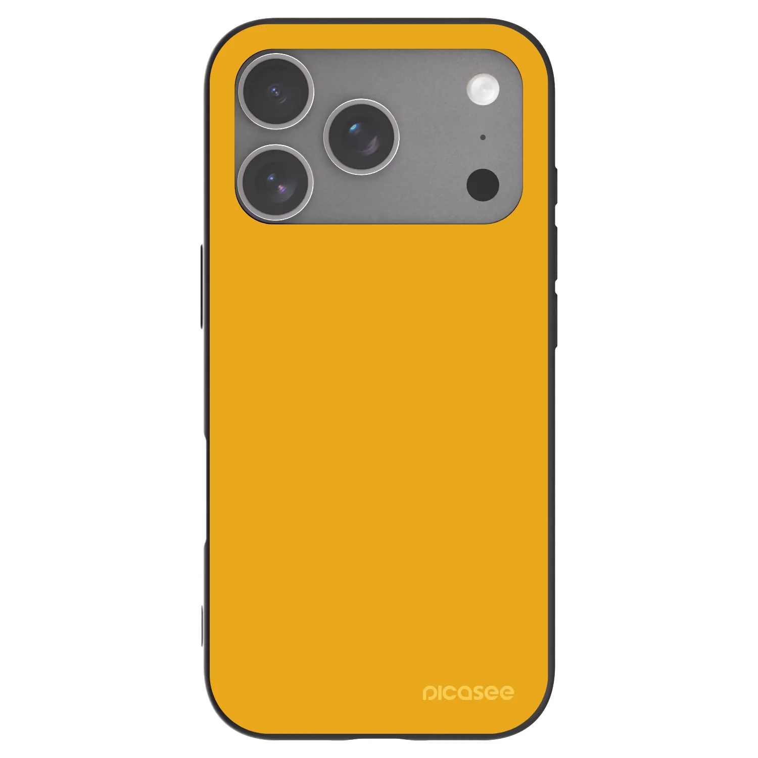 Picasee Μαύρη θήκη σιλικόνης για Apple iPhone 18 Pro - Sun
