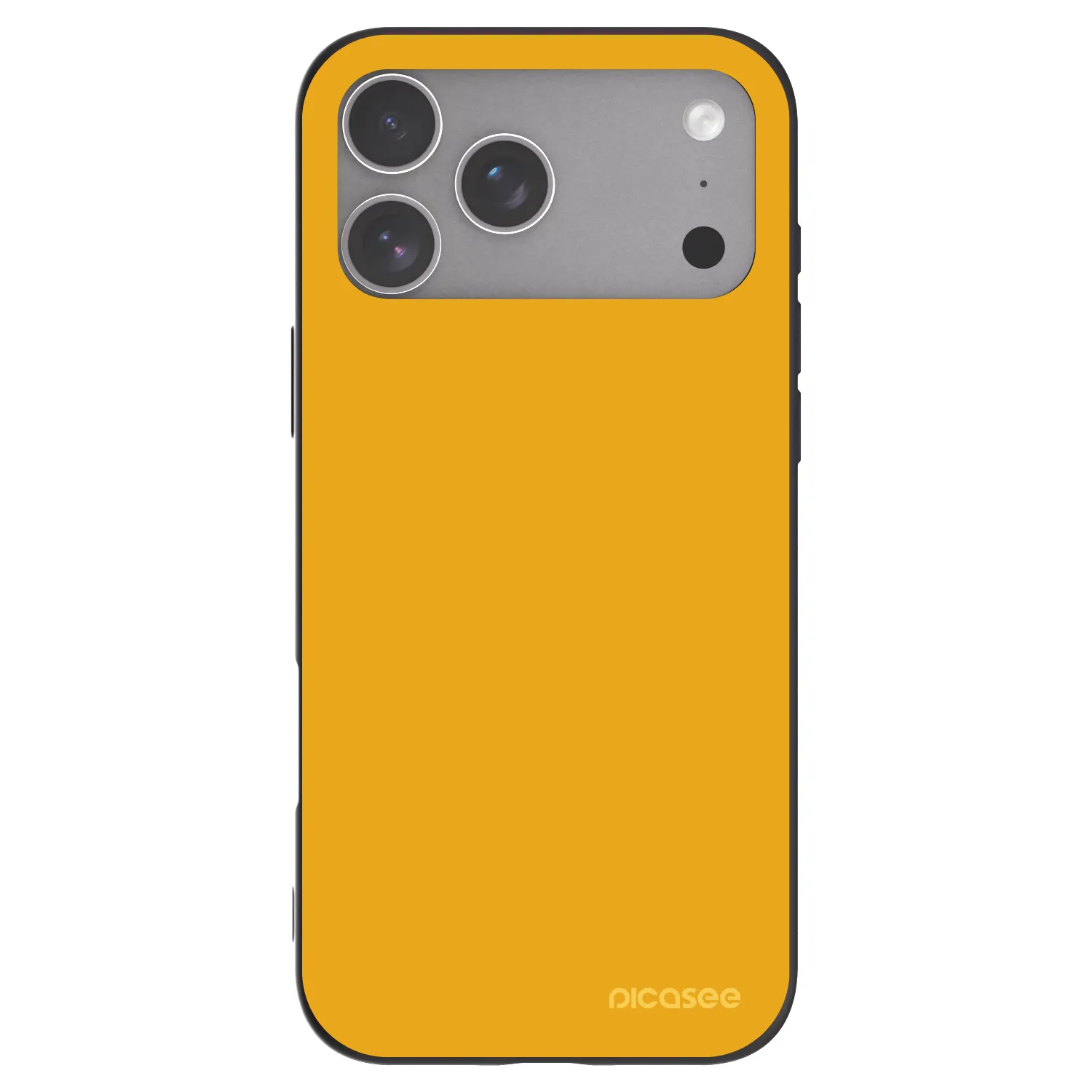 Picasee Μαύρη θήκη σιλικόνης για Apple iPhone 18 Pro Max - Sun