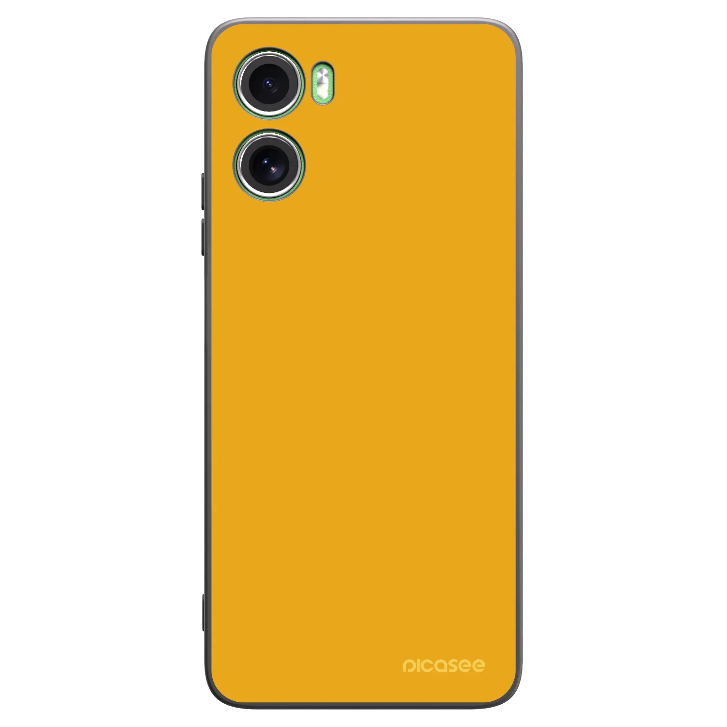 Picasee Μαύρη θήκη σιλικόνης για Motorola Moto G06 - Sun