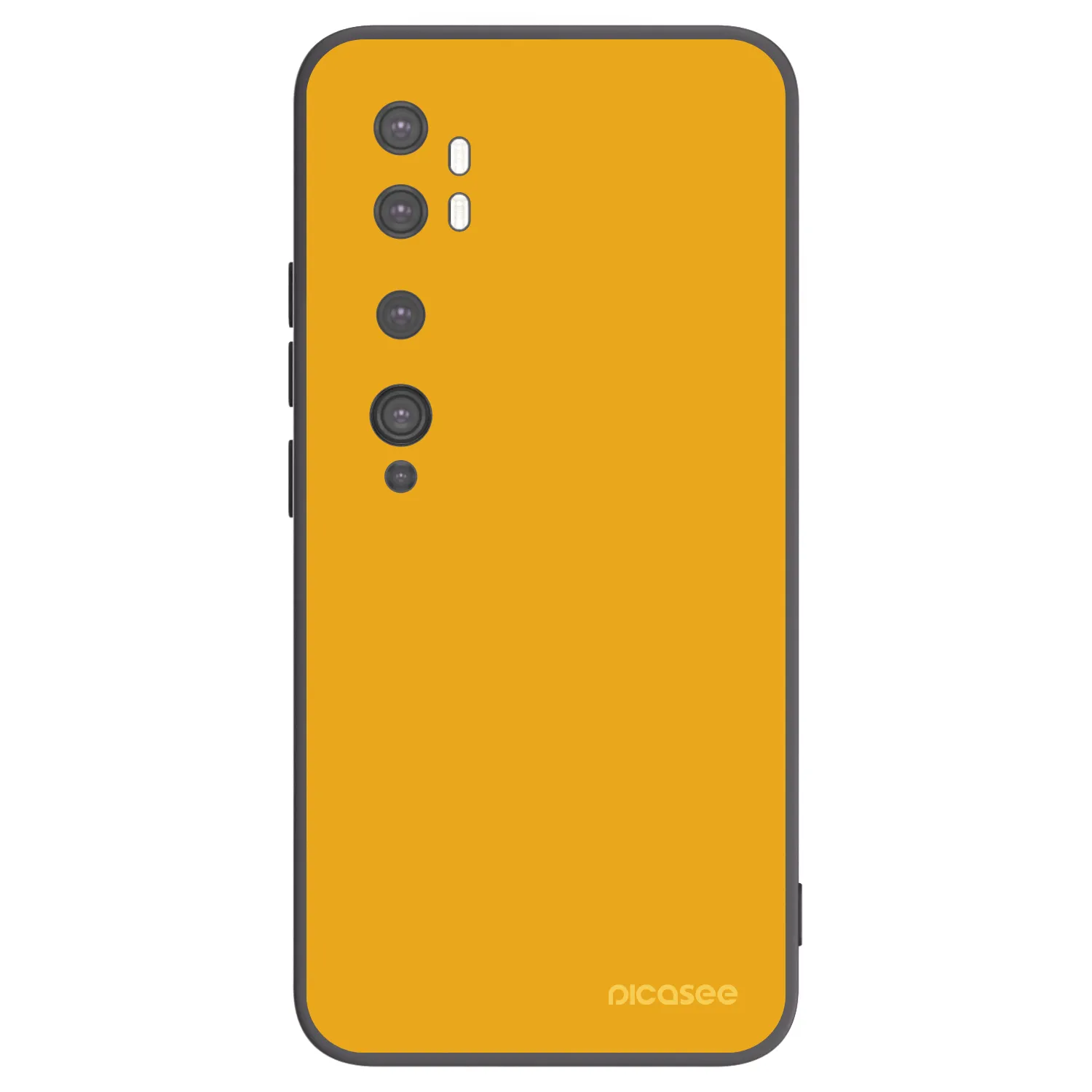 Picasee Μαύρη θήκη σιλικόνης για Xiaomi Mi Note 10 (Pro) - Sun
