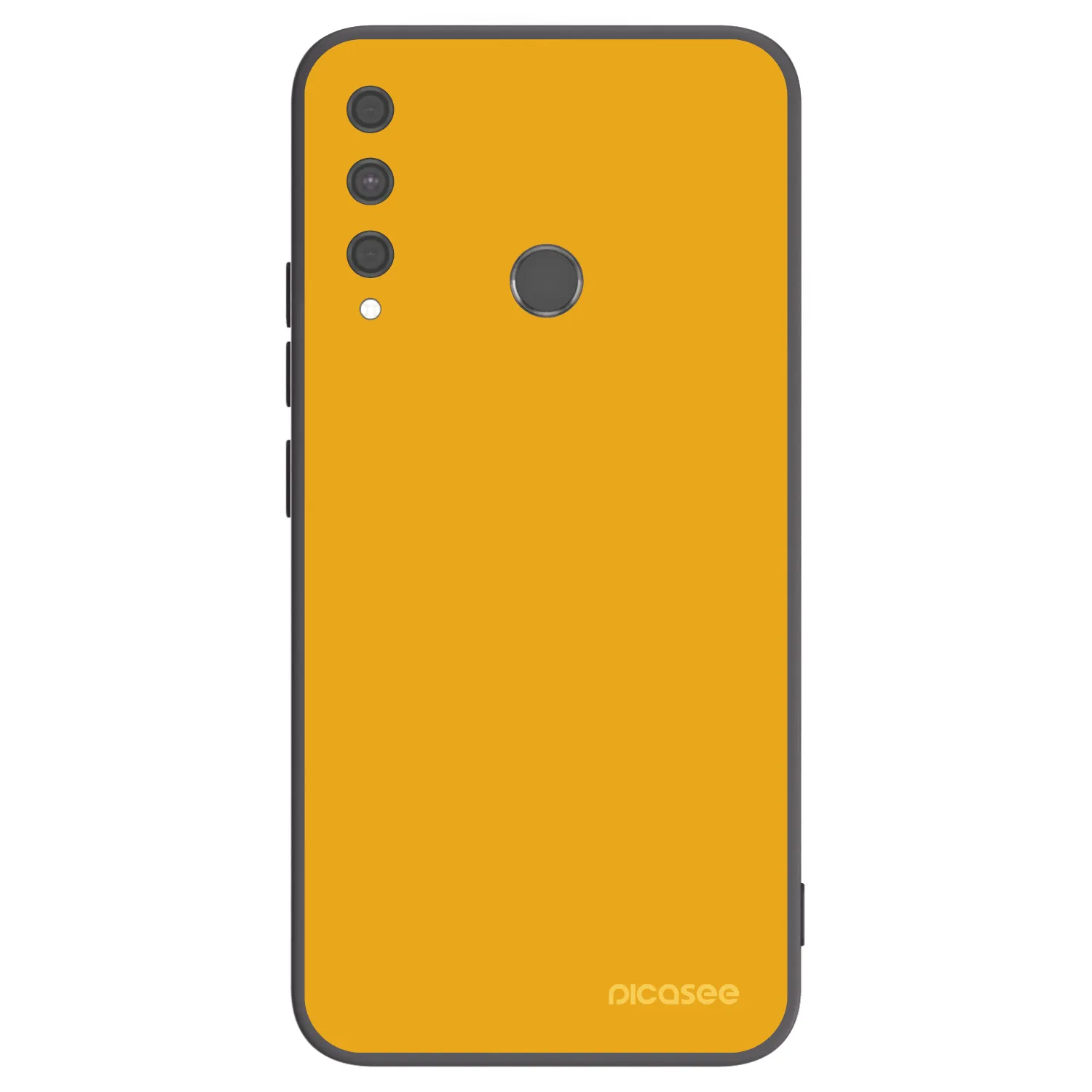 Picasee Μαύρη θήκη σιλικόνης για Huawei P40 Lite E - Sun