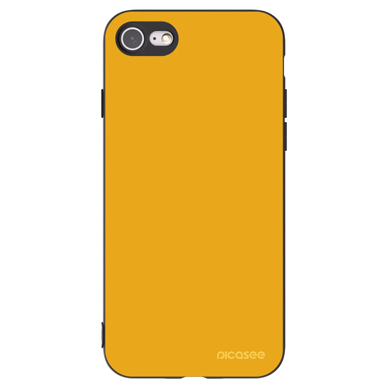 Picasee Μαύρη θήκη σιλικόνης για Apple iPhone SE 2020 - Sun