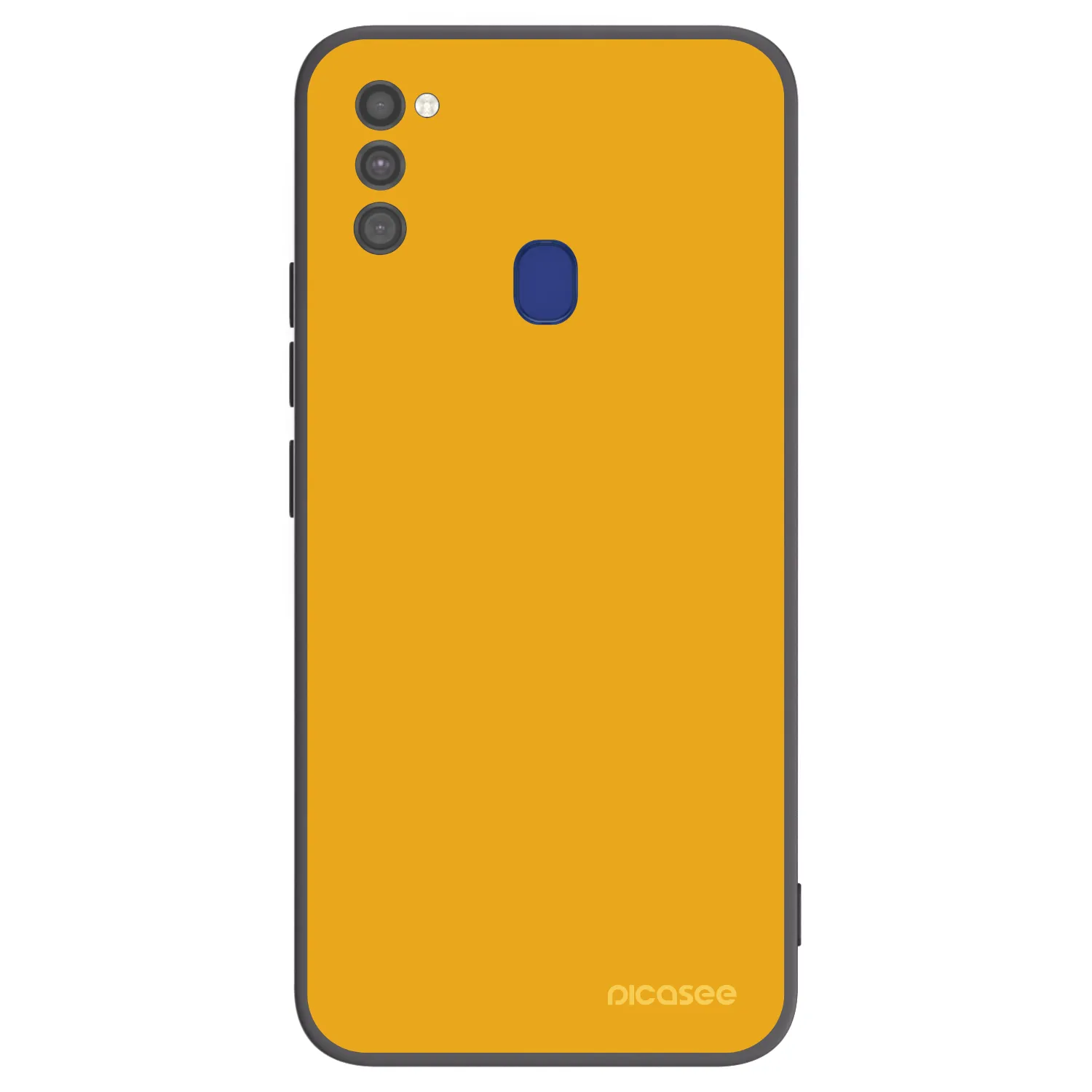 Picasee Μαύρη θήκη σιλικόνης για Samsung Galaxy M21 M215F - Sun