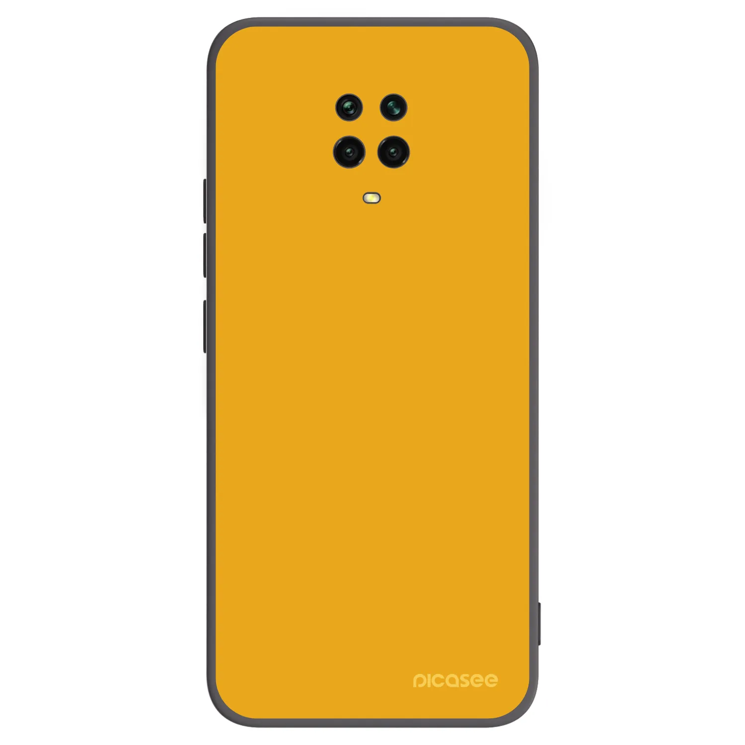 Picasee Μαύρη θήκη σιλικόνης για Xiaomi Redmi Note 9S - Sun