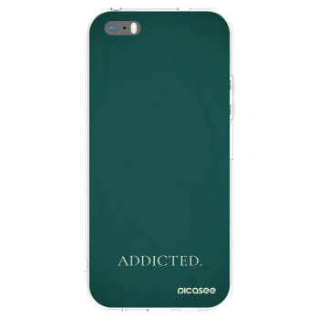 Picasee διαφανής θήκη σιλικόνης Apple iPhone 5/5S/SE - Addicted