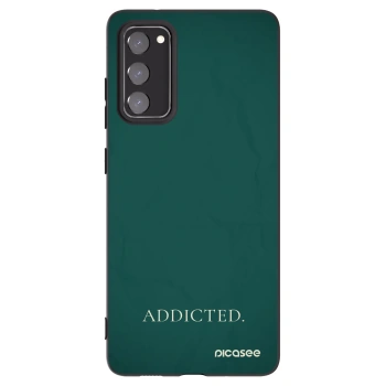 Picasee Μαύρη θήκη σιλικόνης για Samsung Galaxy S20 FE - Addicted