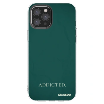 Picasee διαφανής θήκη σιλικόνης Apple iPhone 12 Pro Max - Addicted