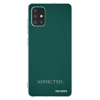 Picasee διαφανής θήκη σιλικόνης Samsung Galaxy M51 M515F - Addicted