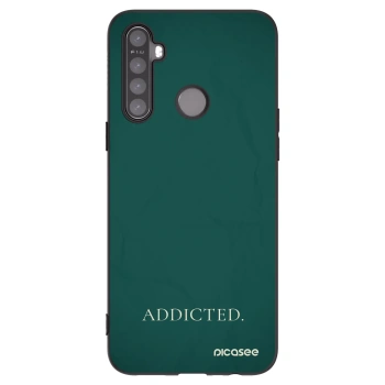 Picasee Μαύρη θήκη σιλικόνης για Realme 6i - Addicted