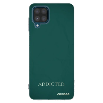 Picasee διαφανής θήκη σιλικόνης Samsung Galaxy A12 A125F - Addicted