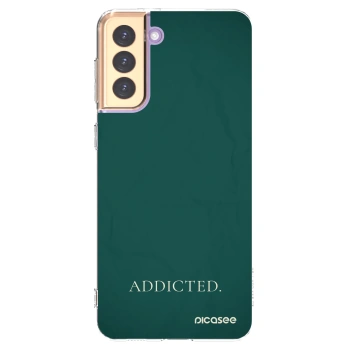 Picasee διαφανής θήκη σιλικόνης Samsung Galaxy S21+ 5G G996F - Addicted