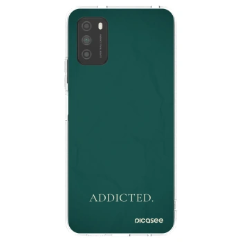 Picasee διαφανής θήκη σιλικόνης Xiaomi Poco M3 - Addicted