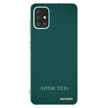 Picasee διαφανής θήκη σιλικόνης Samsung Galaxy M31s - Addicted