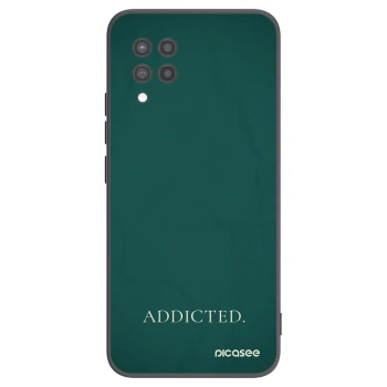 Picasee Μαύρη θήκη σιλικόνης για Samsung Galaxy A42 A426B - Addicted