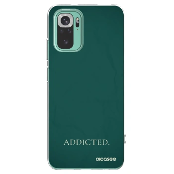 Picasee διαφανής θήκη σιλικόνης Xiaomi Redmi Note 10 Pro - Addicted