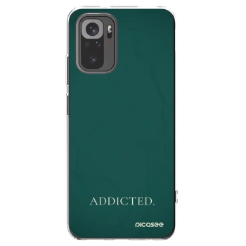 Picasee διαφανής θήκη σιλικόνης Xiaomi Redmi Note 10S - Addicted
