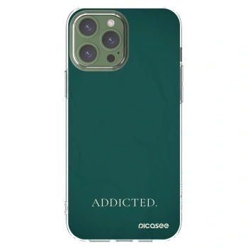 Picasee διαφανής θήκη σιλικόνης Apple iPhone 13 Pro Max - Addicted