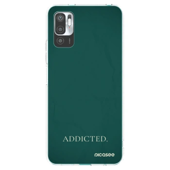 Picasee διαφανής θήκη σιλικόνης Xiaomi Redmi Note 10 5G - Addicted