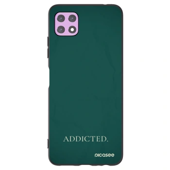 Picasee Μαύρη θήκη σιλικόνης για Samsung Galaxy A22 A226B 5G - Addicted
