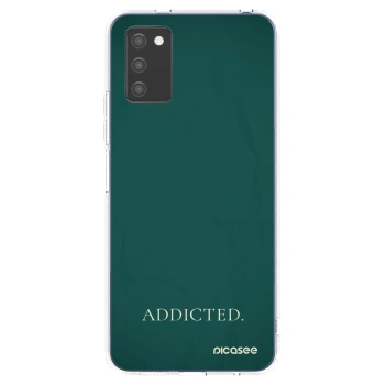 Picasee διαφανής θήκη σιλικόνης Samsung Galaxy A02s A025G - Addicted
