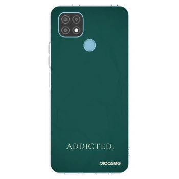 Picasee διαφανής θήκη σιλικόνης Realme C21 - Addicted