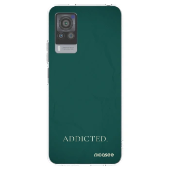 Picasee διαφανής θήκη σιλικόνης Vivo X60 Pro 5G - Addicted