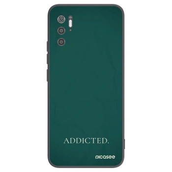 Picasee Μαύρη θήκη σιλικόνης για Xiaomi Poco M3 Pro 5G - Addicted