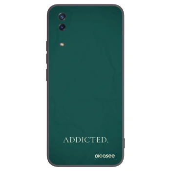 Picasee Μαύρη θήκη σιλικόνης για Vivo Y11s - Addicted