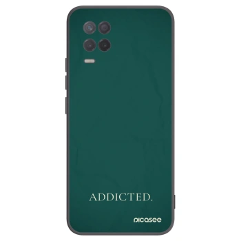 Picasee Μαύρη θήκη σιλικόνης για Realme 8 5G - Addicted