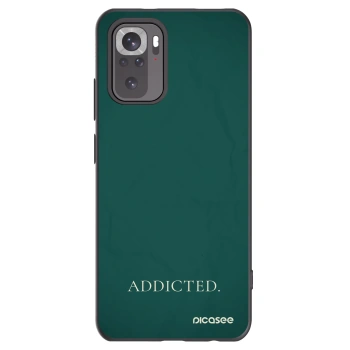 Picasee Μαύρη θήκη σιλικόνης για Xiaomi Redmi Note 11S 4G - Addicted