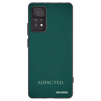 Picasee Μαύρη θήκη σιλικόνης για Xiaomi Redmi Note 11 Pro 5G - Addicted