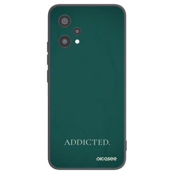 Picasee Μαύρη θήκη σιλικόνης για Realme 9 Pro 5G - Addicted