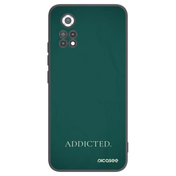 Picasee Μαύρη θήκη σιλικόνης για Xiaomi Poco X4 Pro 5G - Addicted