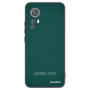 Picasee Μαύρη θήκη σιλικόνης για Xiaomi 12 - Addicted