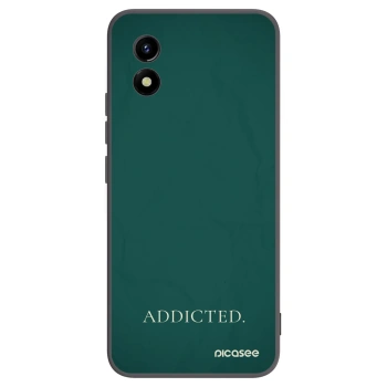 Picasee Μαύρη θήκη σιλικόνης για Vivo Y01 - Addicted