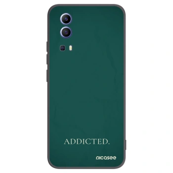 Picasee Μαύρη θήκη σιλικόνης για Vivo Y52 5G - Addicted